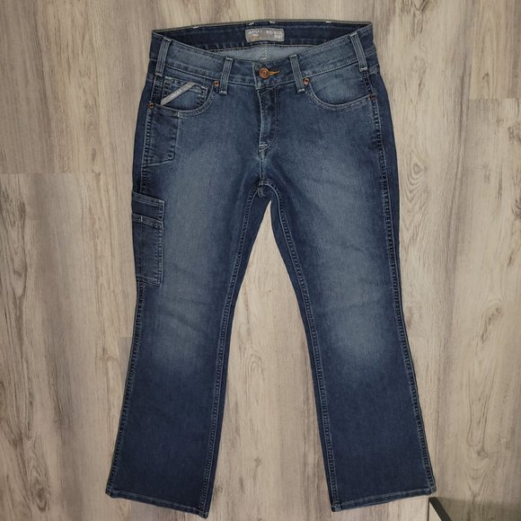Ariat Denim - Ariat REBAR midrise boot heans women size 28s